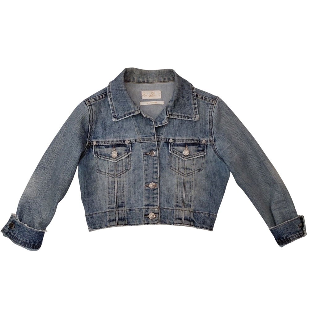 Costa Blanca Classic Blue Denim Crop Jacket